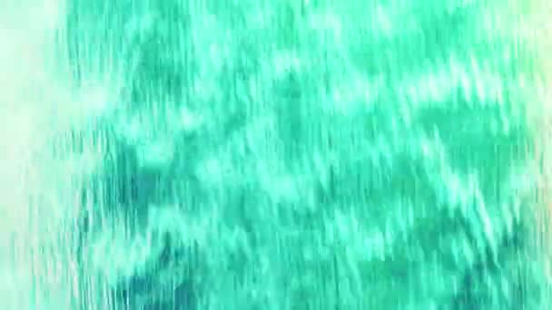 Вода Течет Плоской Поверхности Зеркала — стоковое видео