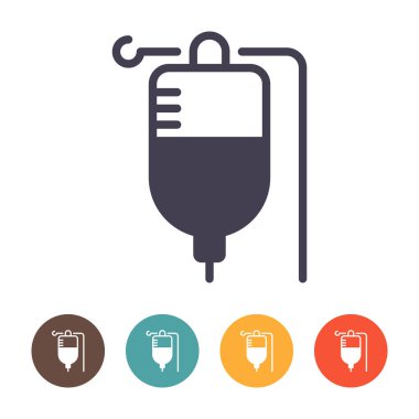 Serum torbası simgesi, İnfüzyon Simgesi 