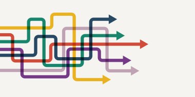 Soyut ok yönü. İş yatırımından başarıya. finansal veri grafiği stratejisi. Teknoloji geçmişi. Yüksek hız. 