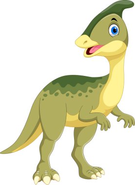 Sevimli Parasaurolophus dinozor çizgi film