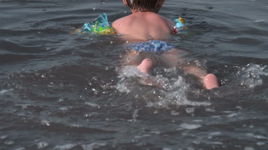 Zaman çocuk sıçramasına su