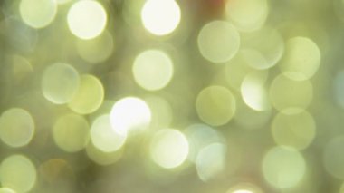 Bulanık altın Noel ışıkları