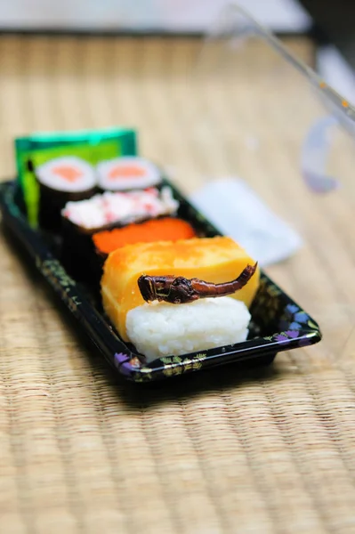 Gräshoppor Även Känd Som Chapulines Jämförs Ofta Med Sushi Som — Stockfoto