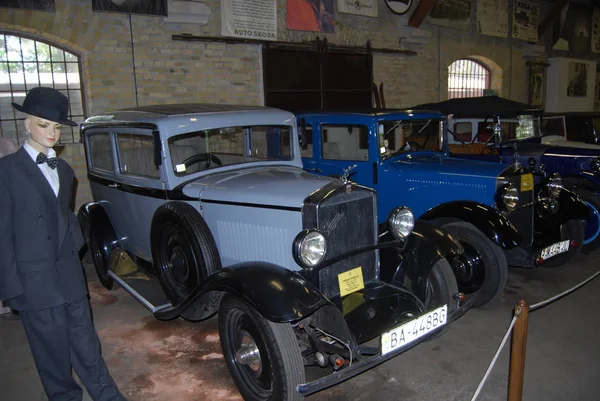 Auto Lusso Nel Museo Dei Trasporti Bratislava Slovacchia Rolls Royce — Foto Stock