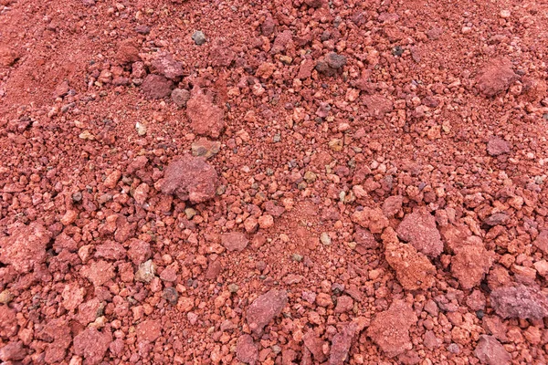 Roter Natürlicher Boden Aus Lava Roter Natürlicher Hintergrund — Stockfoto