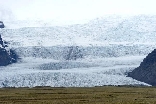 Final Laguna Glaciar Islandia — Foto de Stock