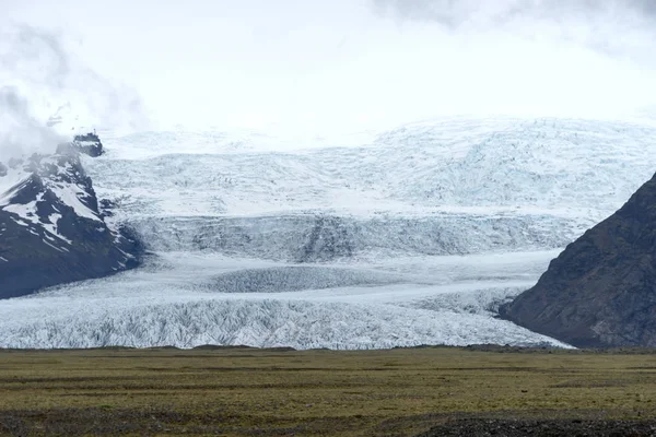 Final Laguna Glaciar Islandia — Foto de Stock