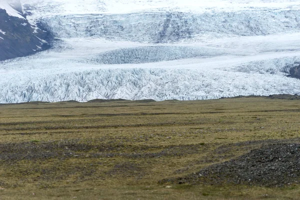 Fim Lagoa Glaciar Islândia — Fotografia de Stock