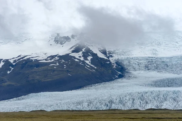 Final Laguna Glaciar Islandia — Foto de Stock