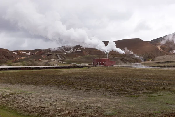 Geothermal Power Station North Iceland — Stock Photo, Image