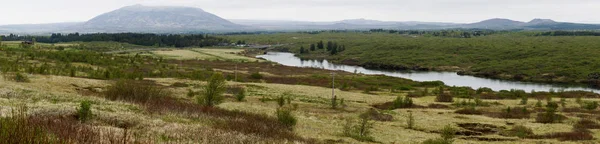 Panoramic Image Beautiful Landscape Iceland — Stock Photo, Image
