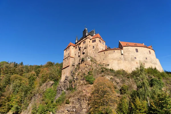Castello Storico Nome Kriebstein Sassonia Germania — Foto Stock