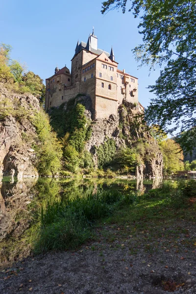 Castello Storico Nome Kriebstein Sassonia Germania — Foto Stock