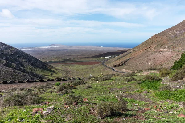 Uitzicht Vanaf Mirador Femes Lanzarote Canarische Eilanden — Stockfoto