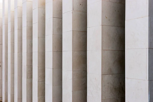 Modern Architecture Angular Light Columns Background — Stock Photo, Image