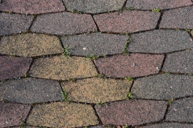 Renkli beton döşeme levha doku veya arka plan