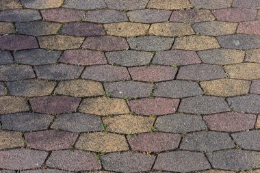 Renkli beton döşeme levha doku veya arka plan