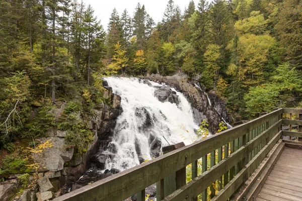 Чат Дібл Водоспад Національному Парку Монблан Квебек Канада — стокове фото