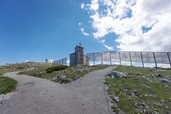 Holzkirche Auf Dem Krippenstein Dachsteingebirge Österreich — Stockfoto