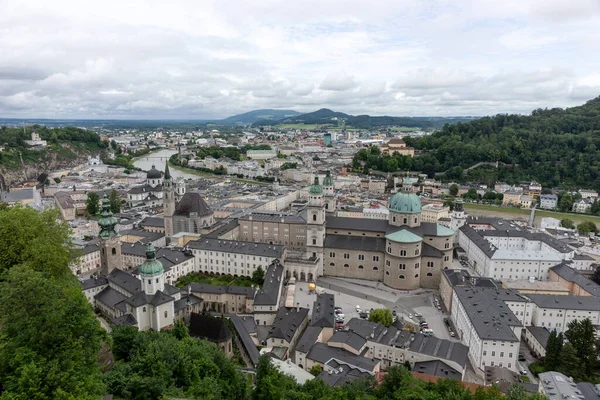 Stadtansicht Von Salzburg Salzburger Architekturlandschaft Österreich — Stockfoto