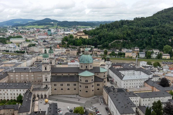 Stadtansicht Von Salzburg Salzburger Architekturlandschaft Österreich — Stockfoto