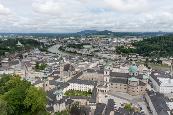 Stadtansicht Von Salzburg Salzburger Architekturlandschaft Österreich — Stockfoto