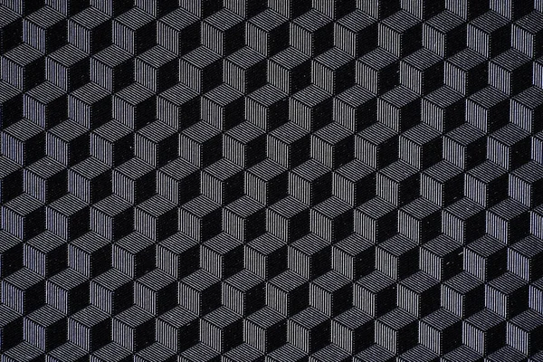 Плитка Чорний Куб Структура Блискучим Декором — стокове фото
