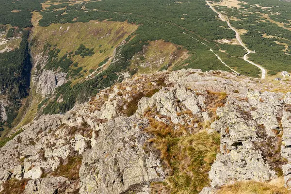 Blick Auf Das Tal Vom Höchsten Berg Riesengebirge Tschechien Snka — Stockfoto