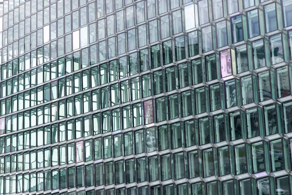 Fachada Vidro Edifício Escritórios Moderno Edifício Moderno Fundo Abstrato — Fotografia de Stock
