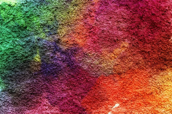 Kleurrijke Beschilderde Gepleisterde Betonnen Muur Abstract Kleurrijke Textuur Achtergrond — Stockfoto
