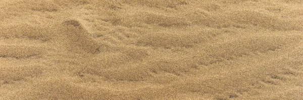 Panoramik Kumlu Arka Plan Kumsalda Kumlar Rüzgarın Oluşturduğu — Stok fotoğraf