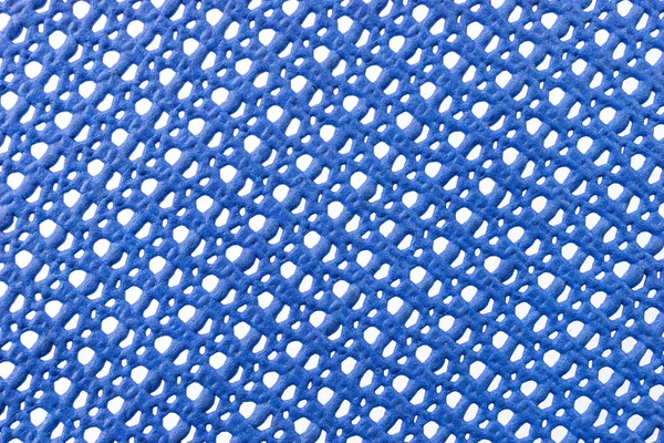 Blauer Kunststoffhintergrund Mit Löchern Blaues Muster — Stockfoto