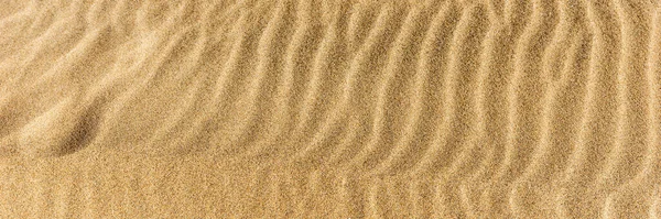 Areia Fechada Praia Formada Pelo Vento Imagem Panorâmica — Fotografia de Stock