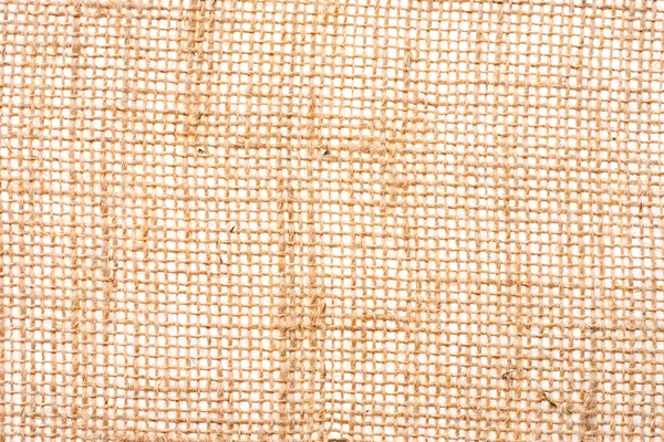 Textura Pano Saco Tecido Textura Serapilheira Fundo Padrão — Fotografia de Stock