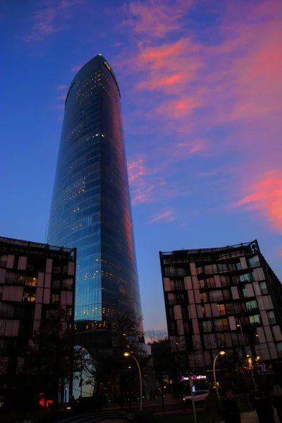 Tour Iberdrola Est Une Construction Moderne Réalisée Par Cette Compagnie — Photo