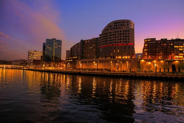 Bilbao Beautiful City North Spain Here See Some Modern Buildings — Stock Photo, Image