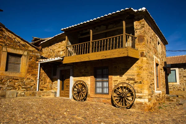 Typická Stavba Oblasti Maragatera Španělské Oblasti Patřící Provincie Len Španělsko — Stock fotografie