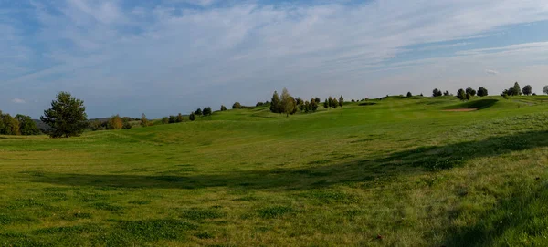 Panorama Del Campo Golf —  Fotos de Stock