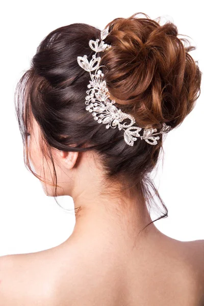 Beauty wedding hairstyle. — Stock Photo, Image