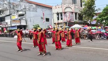 Moyo dance from Nias, North Sumatera. This dance symbolizes the movement of a flying eagle and the spirit of heroism and protection.
