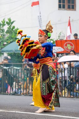 Tabut dance from Bengkulu at BEN Carnival. The Tabot dance is performed to commemorate the heroism of Husein bin Ali bin Abi Thalib