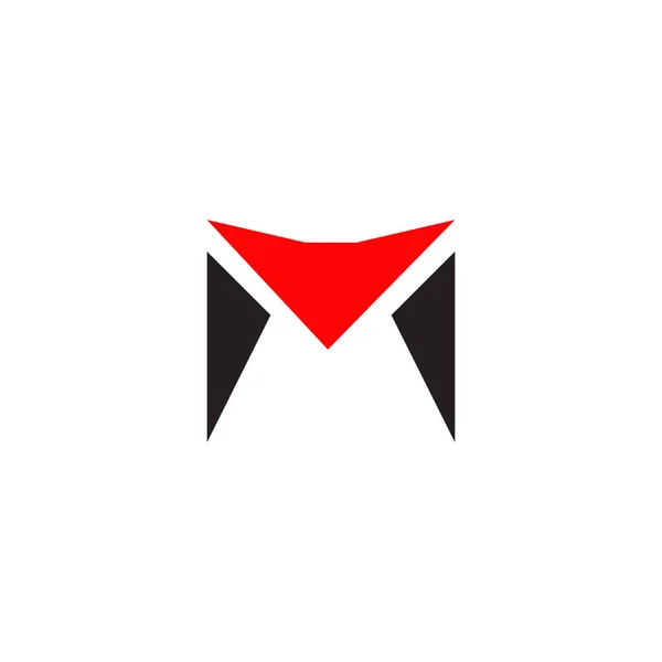Harfi Ilk Logo Tasarım Vektör Şablonu — Stok Vektör