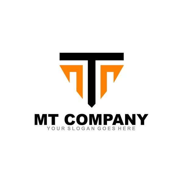 Letter Initial Logo Design Vector Template — Stock Vector