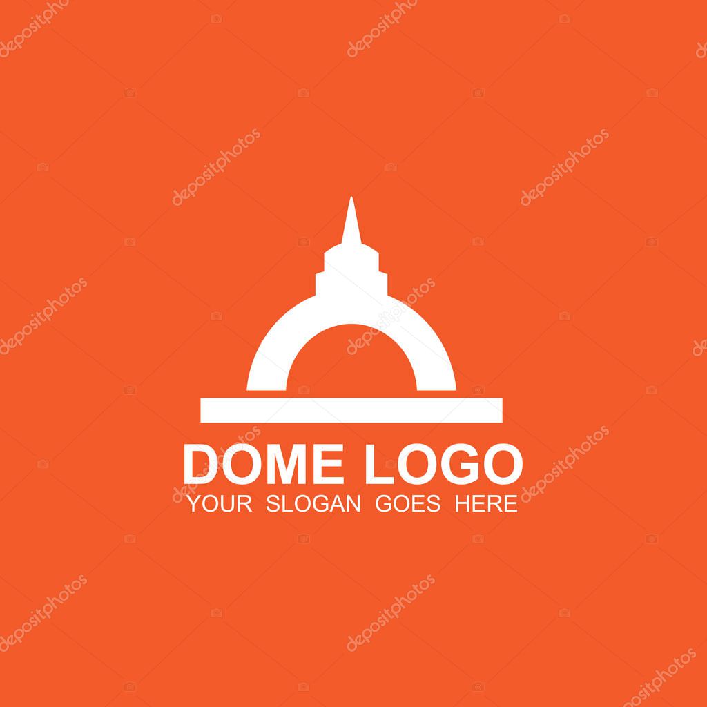 Dome logo icon design vector template