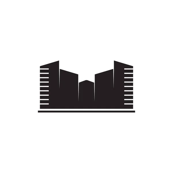 Icono Construcción Logo Diseño Vector Plantilla — Vector de stock
