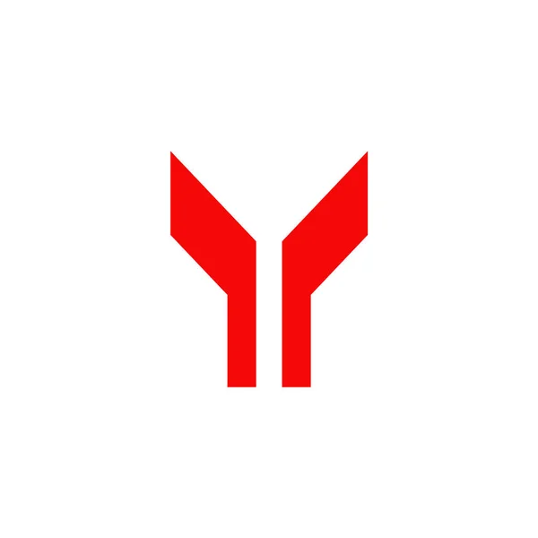 Písmeno Počáteční Logo Vektorová Šablona — Stockový vektor