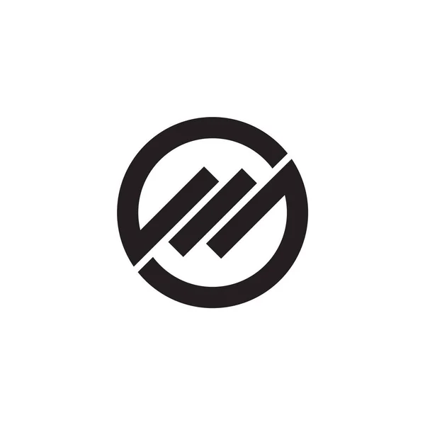 Lettera Iniziale Logo Modello Vettoriale Progettazione — Vettoriale Stock