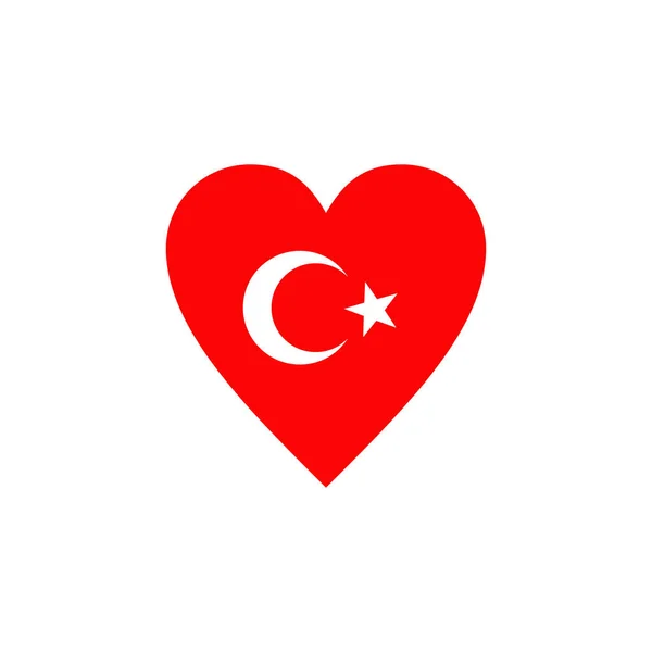 トルコ製ラベルロゴデザインベクトルテンプレート — ストックベクタ