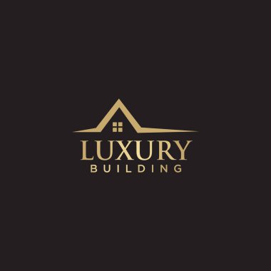Altın renk vektör şablonlu lüks logo tasarımı