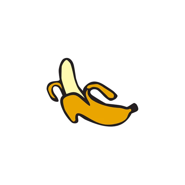 Mall För Utformning Logotypen För Bananer — Stock vektor